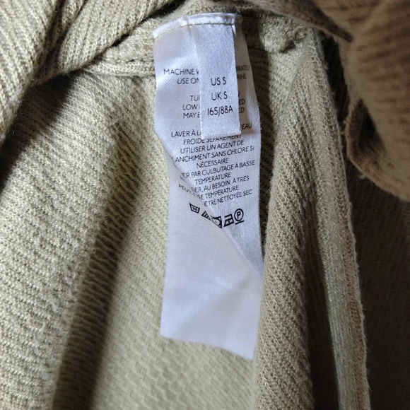 Free People Green Thermal Long Sleeve | We The Free Sweater | Size S - Picture 3 of 7